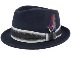 Woolfelt 1 Navy Trilby - Stetson