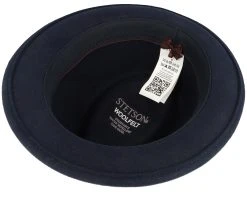 Woolfelt 1 Navy Trilby - Stetson -Fashion Hat Discount Store 4063633102547 4