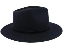 Woolfelt Black Fedora - Stetson 6 Woolfelt Black Fedora - Stetson -Fashion Hat Discount Store 4063633103087 3