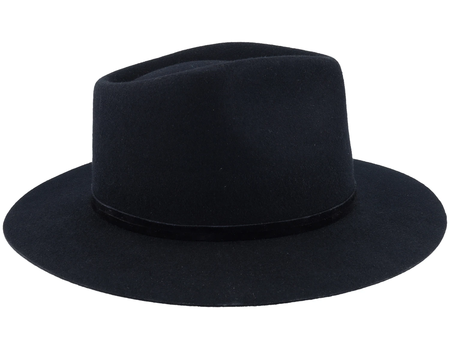 Woolfelt Black Fedora - Stetson 3 Woolfelt Black Fedora - Stetson - Image 3