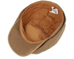 Hatteras Co/Pes Brown Flat Cap - Stetson -Fashion Hat Discount Store 4063633103551 4