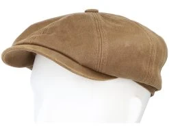 Hatteras Co/Pes Brown Flat Cap - Stetson -Fashion Hat Discount Store 4063633103551 5