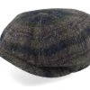 Hatteras Beeswax Grey/Navy/Green Flatcap - Stetson