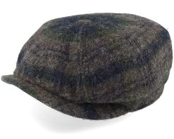 Hatteras Beeswax Grey/Navy/Green Flatcap - Stetson