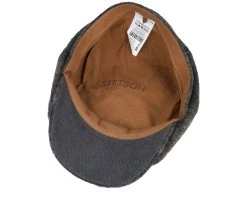Hatteras Beeswax Grey/Navy/Green Flatcap - Stetson -Fashion Hat Discount Store 4063633104169 4