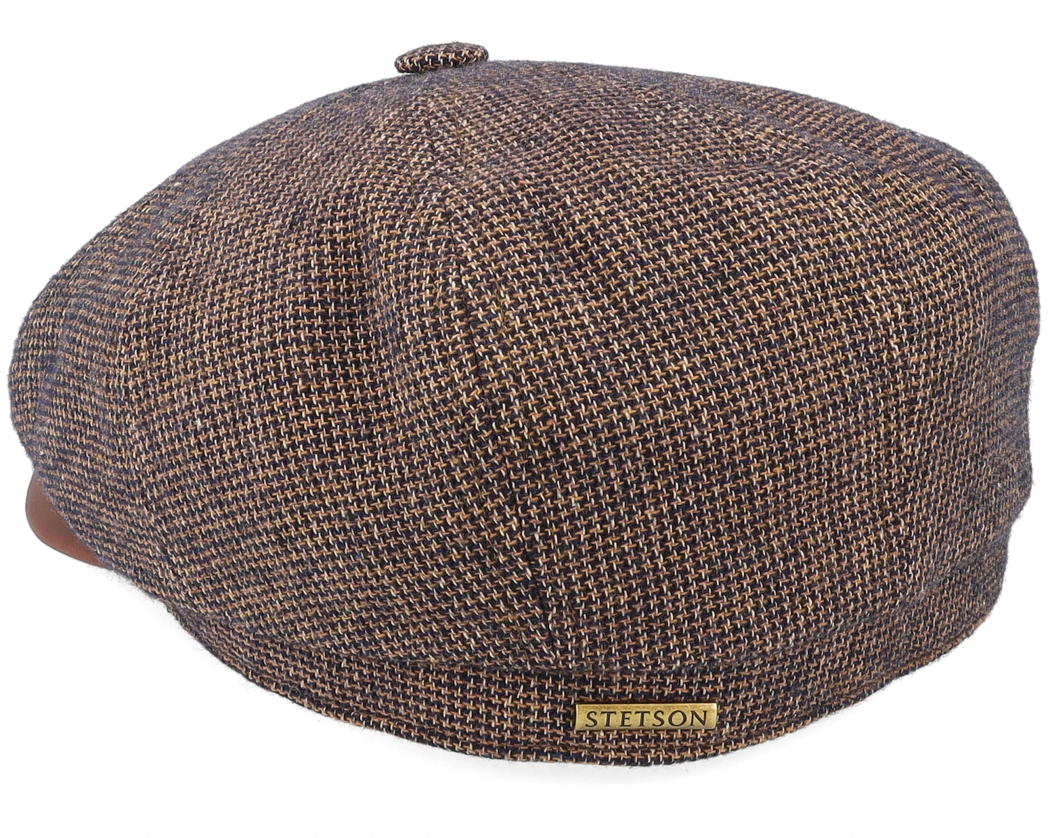 Hatteras Wool/Cotton Brown Flat Cap - Stetson 2 Hatteras Wool/Cotton Brown Flat Cap - Stetson - Image 2