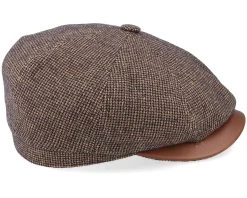 Hatteras Wool/Cotton Brown Flat Cap - Stetson 7 Hatteras Wool/Cotton Brown Flat Cap - Stetson -Fashion Hat Discount Store 4063633104541 3