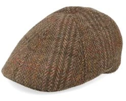 Texas Harris Tweed Flat Cap - Stetson