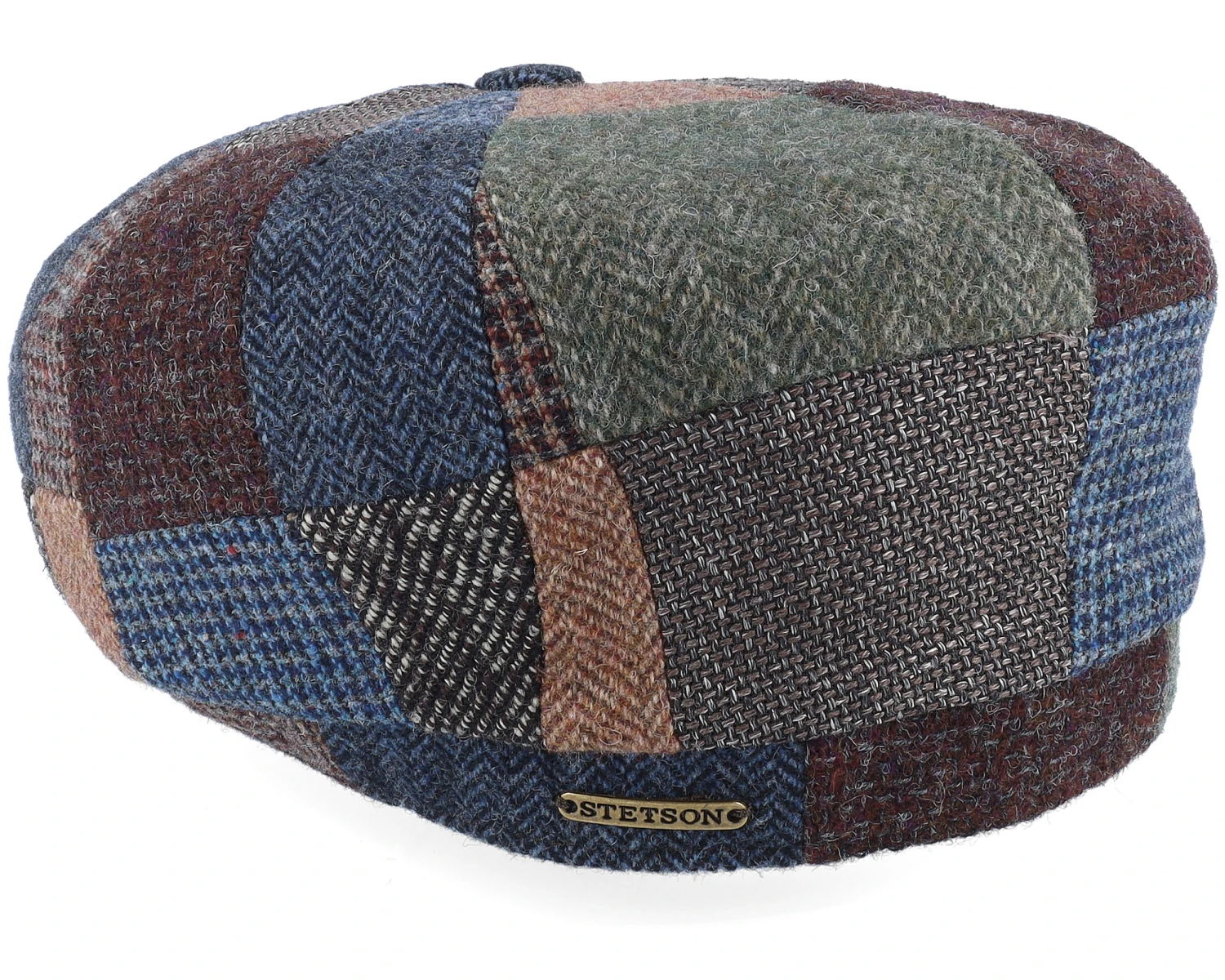 Hatteras Patchwork Flat Cap - Stetson 2 Hatteras Patchwork Flat Cap - Stetson - Image 2