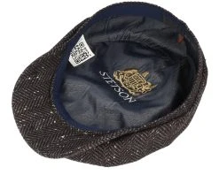 Hatteras Cashmere/Silk Charcoal Flat Cap - Stetson -Fashion Hat Discount Store 4063633107702 4