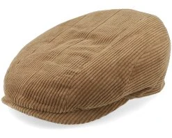 Ivy Cap Cord Camel Flat Cap - Stetson