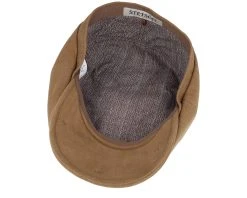 Hatteras Soft Cotton Camel Flatcap - Stetson -Fashion Hat Discount Store 4063633111648 4