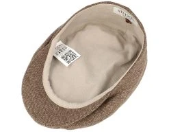 Ivy Cap Undyed Wool Sustainable Beige Flat Cap - Stetson -Fashion Hat Discount Store 4063633111730 4