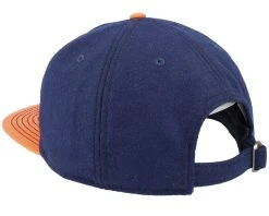 Baseball Cap Retro Script 29 Navy/Orange Strapback - Stetson -Fashion Hat Discount Store 4063633112324 3