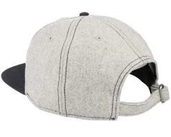 Baseball Retro Script 31 Heather Grey Strapback - Stetson -Fashion Hat Discount Store 4063633112331 3