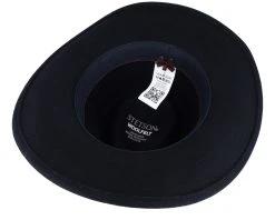 Woolfelt Black Western - Stetson -Fashion Hat Discount Store 4063633112508 4