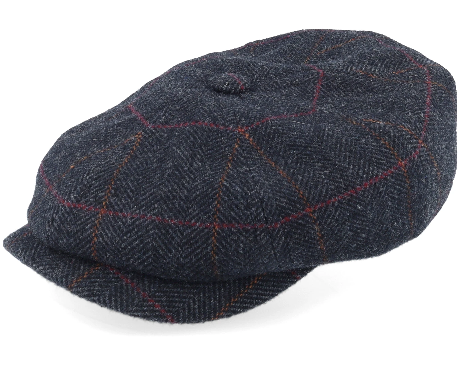 Hatteras Wool Grey Flat Cap - Stetson 1 Hatteras Wool Grey Flat Cap - Stetson