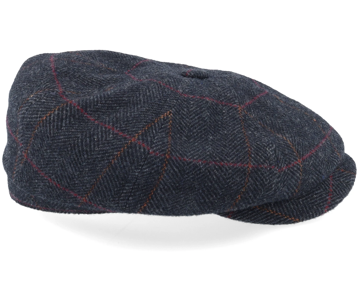 Hatteras Wool Grey Flat Cap - Stetson 3 Hatteras Wool Grey Flat Cap - Stetson - Image 3