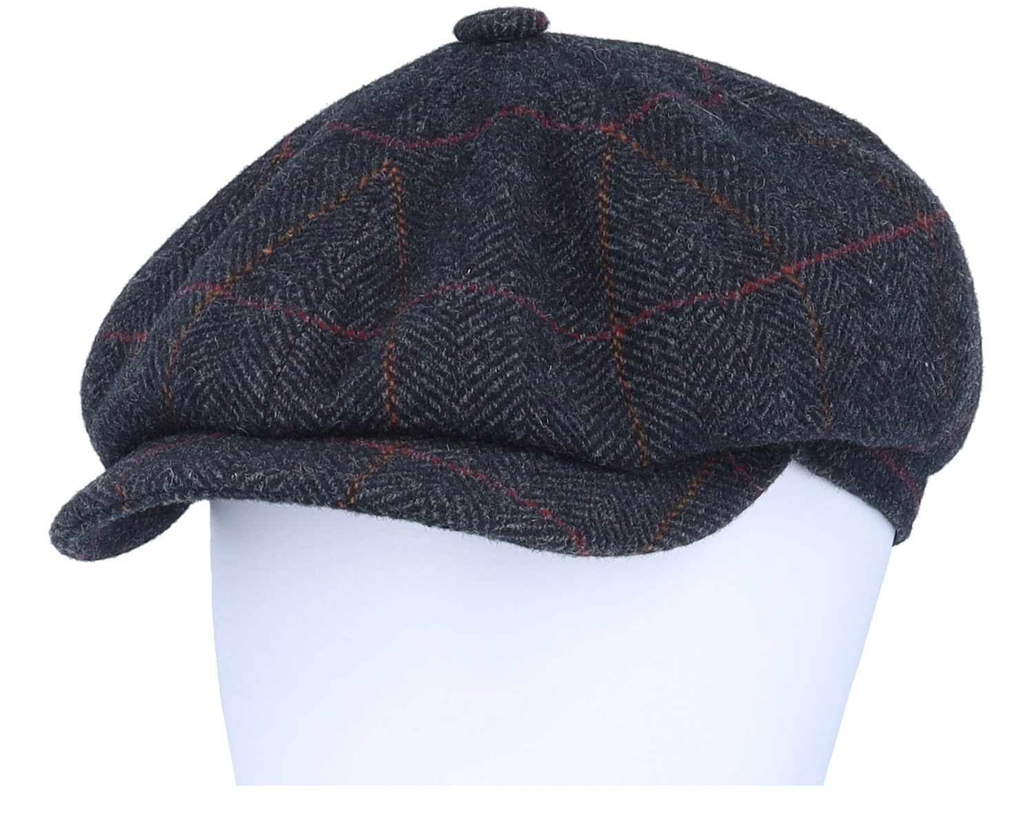 Hatteras Wool Grey Flat Cap - Stetson 5 Hatteras Wool Grey Flat Cap - Stetson - Image 5