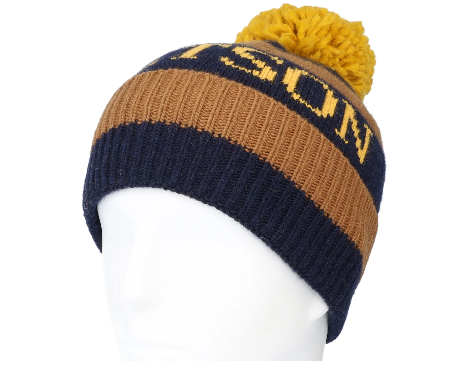 Beanie 26 Navy/Brown Pom - Stetson 3 Beanie 26 Navy/Brown Pom - Stetson - Image 3