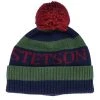 Beanie Blue/Green Pom - Stetson