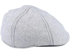 Texas Retro Script Flat Heather Grey Cap - Stetson -Fashion Hat Discount Store 4063633114236 3