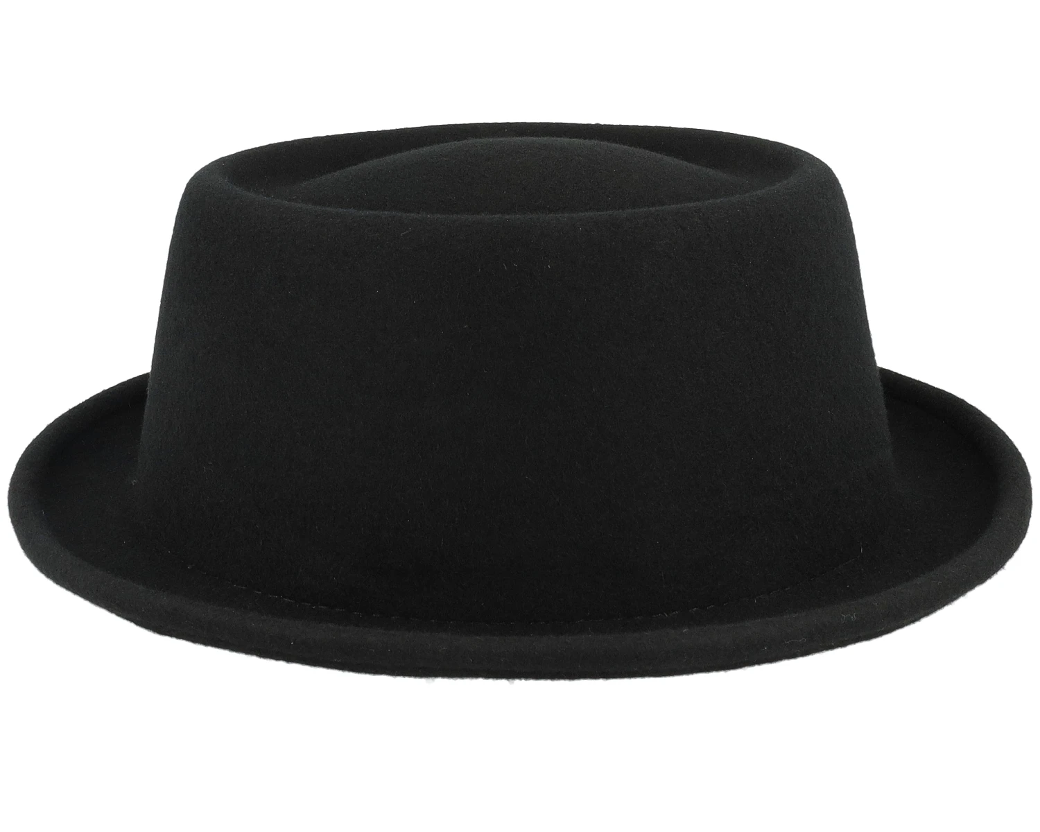 Woolfelt Black Pork Pie - Stetson 3 Woolfelt Black Pork Pie - Stetson - Image 3