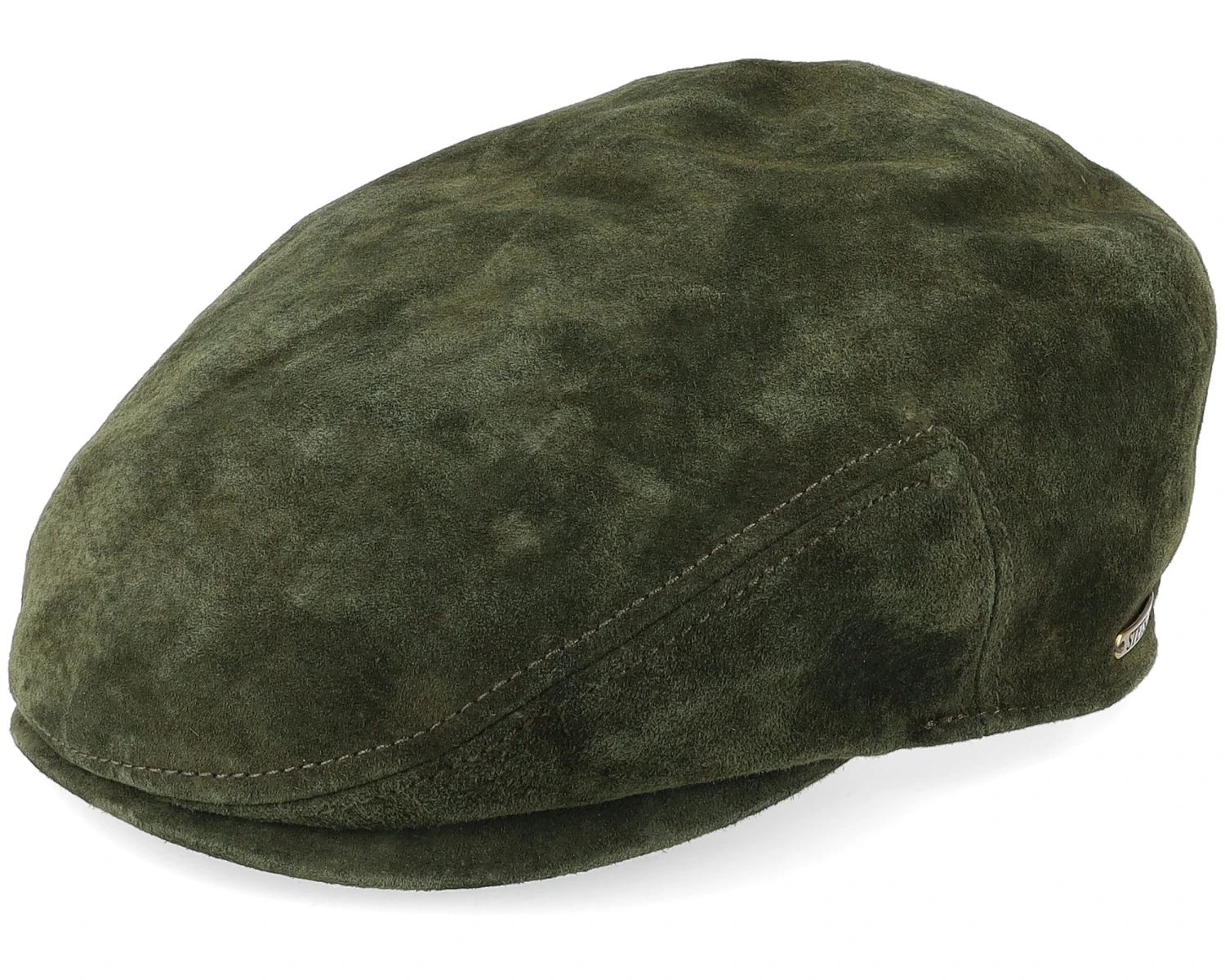Kent Pigskin Green Flat Cap - Stetson 1 Kent Pigskin Green Flat Cap - Stetson