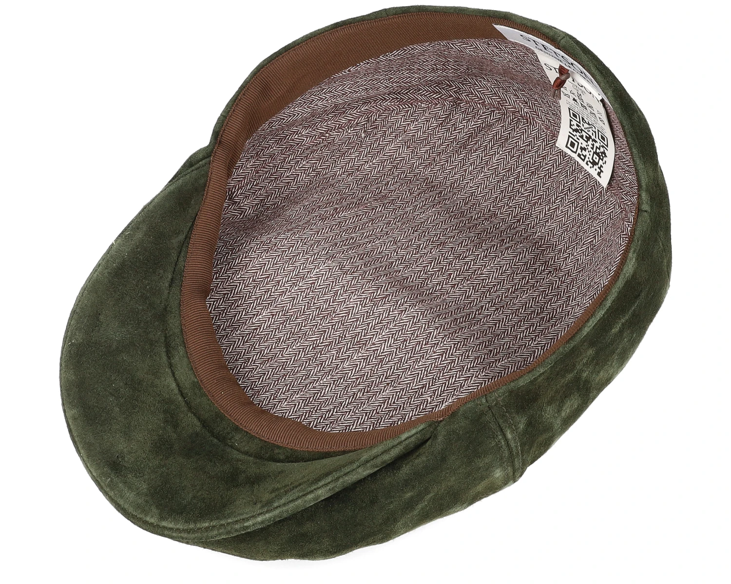 Kent Pigskin Green Flat Cap - Stetson 4 Kent Pigskin Green Flat Cap - Stetson - Image 4