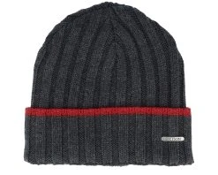 Beanie Merino Wool-38 Charcoal Cuff - Stetson