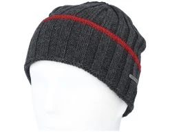 Beanie Merino Wool-38 Charcoal Cuff - Stetson -Fashion Hat Discount Store 4063633118845 3