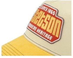 Brickstone Beige/Yellow Trucker - Stetson -Fashion Hat Discount Store 4063633119620 6
