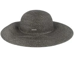 Ladies Toyo Black/Grey Sun Hat - Stetson -Fashion Hat Discount Store 4063633119651 3