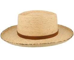 Gambler Raffia Beige Straw Hat - Stetson -Fashion Hat Discount Store 4063633120824 3