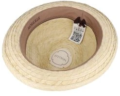 Player Palm Beige Straw Hat - Stetson -Fashion Hat Discount Store 4063633121500 4