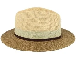Traveller Toyo Beige/Brown Straw Hat - Stetson -Fashion Hat Discount Store 4063633121890 3