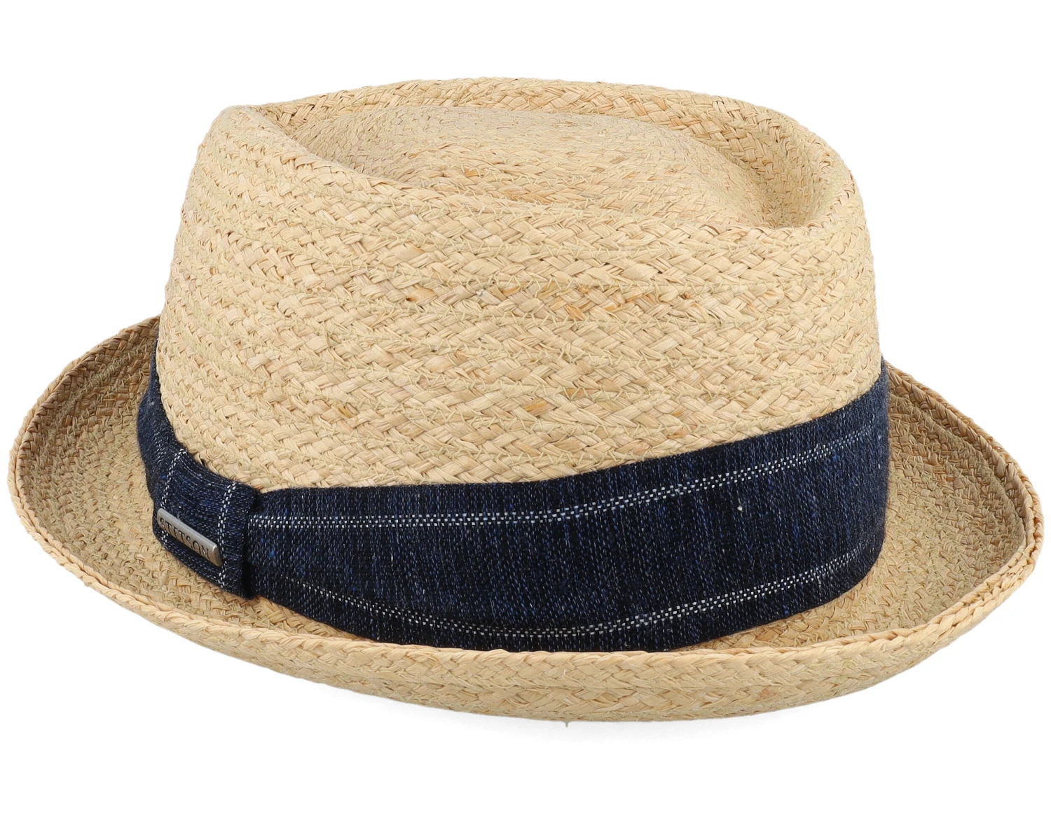 Diamond Raffia Beige Straw Hat - Stetson 2 Diamond Raffia Beige Straw Hat - Stetson - Image 2