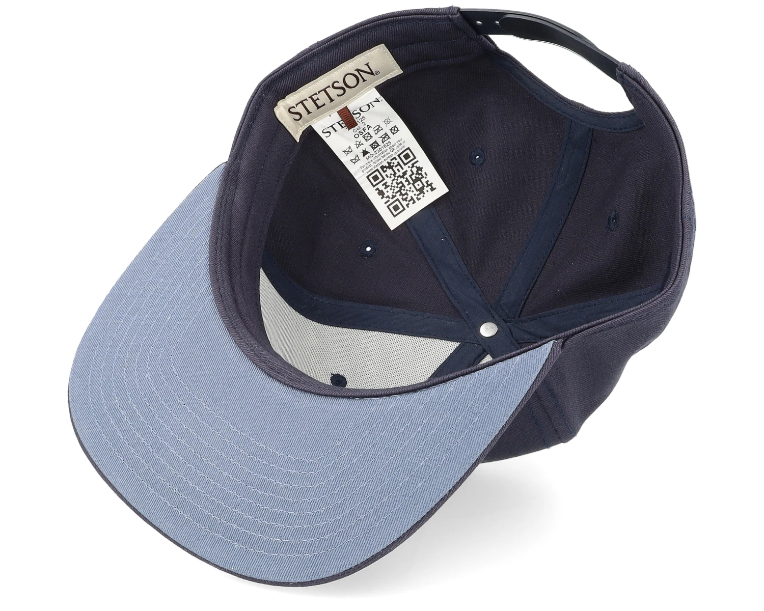Baseaball Cap Cotton Blue Snapback - Stetson 5 Baseaball Cap Cotton Blue Snapback - Stetson - Image 5