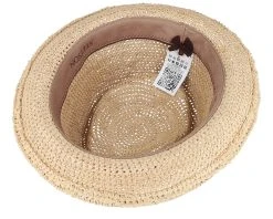 Diamond Raffia Crochet Beige Straw Hat - Stetson 7 Diamond Raffia Crochet Beige Straw Hat - Stetson -Fashion Hat Discount Store 4063633122385 4