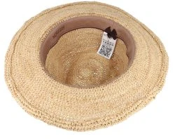 Traveller Raffia Crochet Beige Straw Hat - Stetson -Fashion Hat Discount Store 4063633122514 4