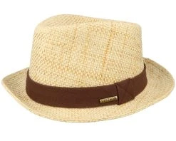 Fedora Toyo Beige Straw Hat - Stetson