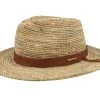 Traveller Seagrass Crochet Beige Straw Hat - Stetson