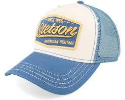 Vintage Blue/White Trucker - Stetson