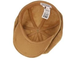 Hatteras Calf Split Brown Flat Cap - Stetson 8 Hatteras Calf Split Brown Flat Cap - Stetson -Fashion Hat Discount Store 4063633125324 4