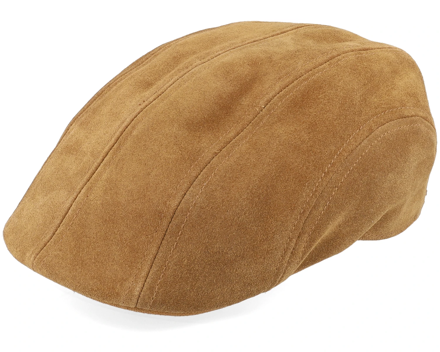 Ivy Cap Calf Split Brown Flat Cap - Stetson 1 Ivy Cap Calf Split Brown Flat Cap - Stetson