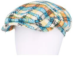 Driver Cap Jacquard Multicolor Flat Cap - Stetson -Fashion Hat Discount Store 4063633125614 5