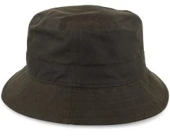 Waxed Organic Cotton Olive Bucket - Stetson -Fashion Hat Discount Store 4063633126888 4