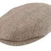 Ivy Cap Donegal Beige Flat Cap - Stetson