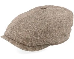 6-panel Cap Donegal Brown Flat Cap - Stetson