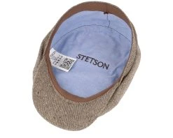 6-panel Cap Donegal Brown Flat Cap - Stetson -Fashion Hat Discount Store 4063633127687 4